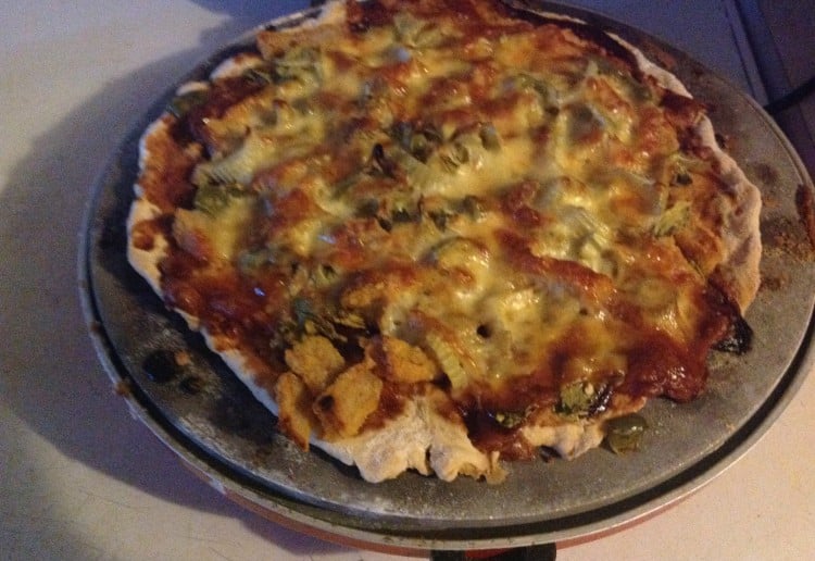 Chicken schnitzel pizza - Real Recipes from Mums