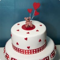 Send some love with this cute Teddy cake.
