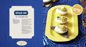 Retro Cookbook - Devilled Eggs