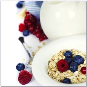Oats & Berries with Milk