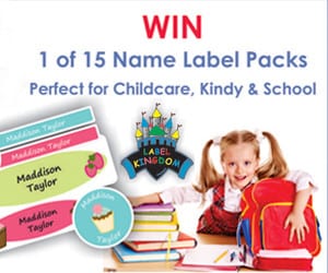 WIN 1 of 15 Name Label Packs from Label Kingdom