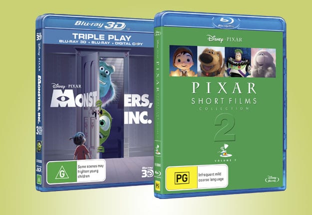 Win a copy of Pixar Short Films Collection PLUS a copy of Monsters Inc