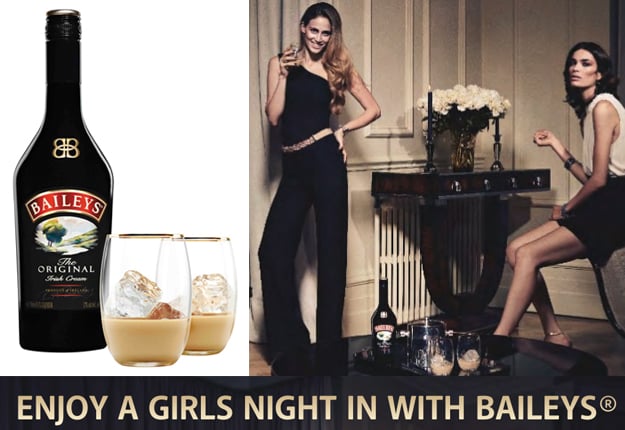 Enjoy a girls night in with Baileys winter cocktails