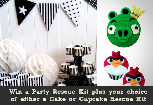 Win 1 of 5 Cake and Party rescue kits!