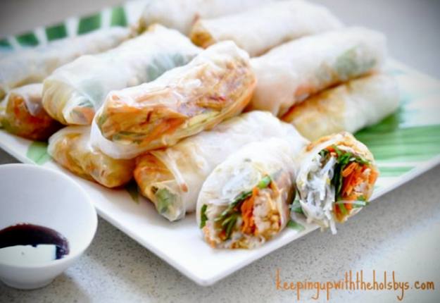 Vietnamese rice paper rolls recipe