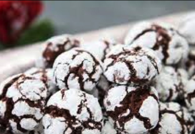 Crackled Chocolate Cookies