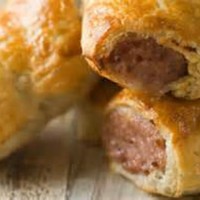 Savoury Peach Sausage Rolls