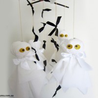 DIY Spooky ghost mobile chandelier 