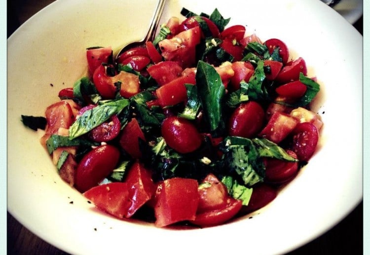 Tomato & basil salad