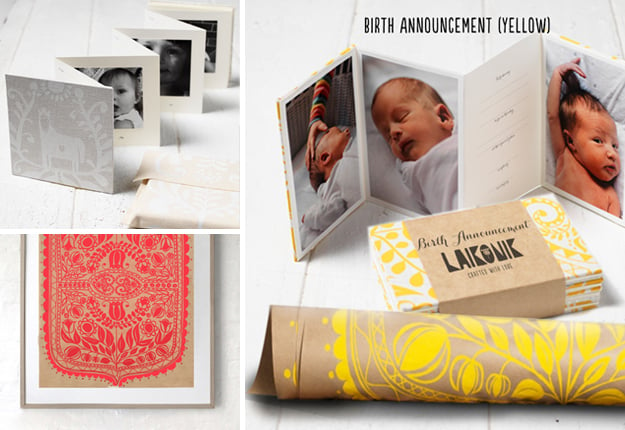 Beautiful gift pack from design and silkscreen studio, Laikonik