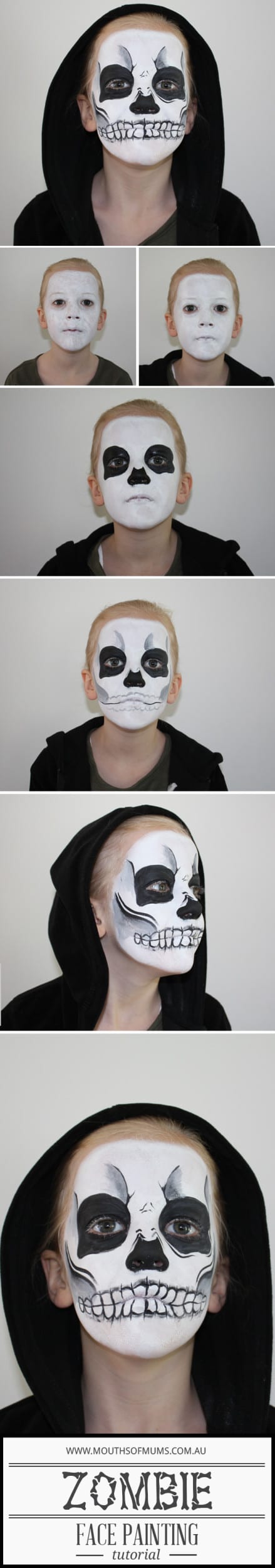 Face Painting Tutorial, Horror Face Painting