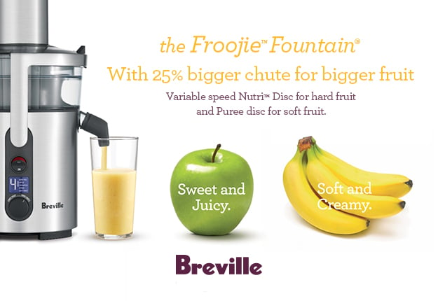 Breville Froojie® Fountain product review, juicer