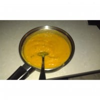 Pumpkin and nectarine soup