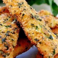 Oven baked Panko, parsley and coconut chicken tenders