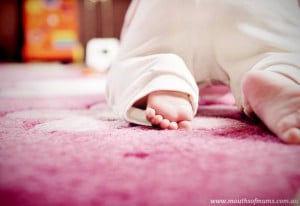 Little one on the move