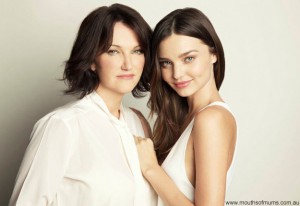 miranda kerr and her mum therese kerr - talking organic australia