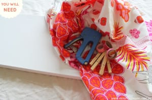 diy storage tutorial for a kids art washing line