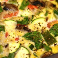Salmon and Vegetable baked frittata