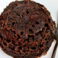 Microwave chocolate mug cake