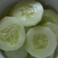 5 minute cucumber salad