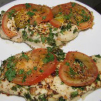 Herbed chicken tomato breasts
