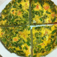Smoked Salmon and Coriander Omelette