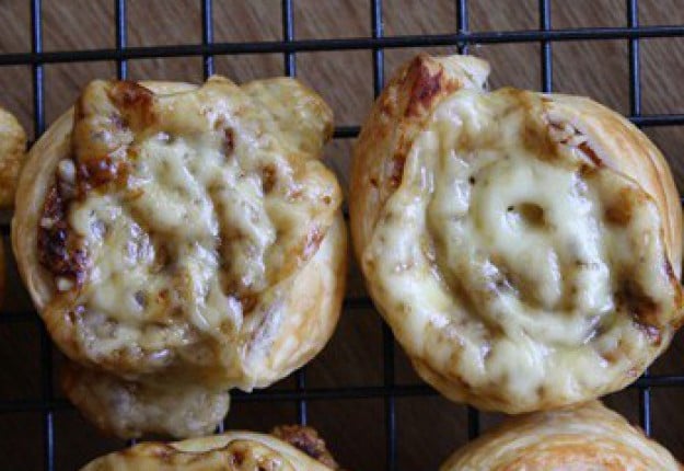 Cheesy vegemite scrolls