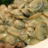 Creamy mushroom sauce