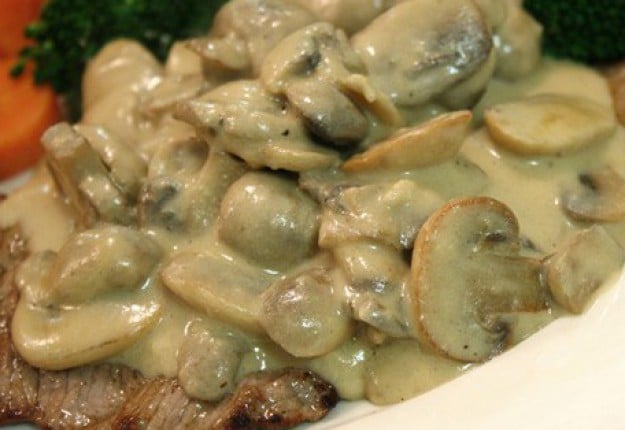 Creamy mushroom sauce