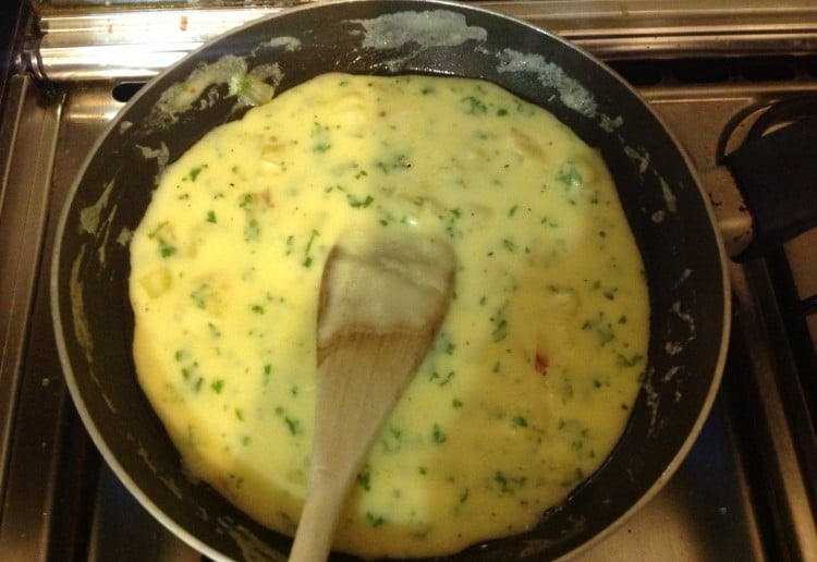 Onion, Cheese and Parsley Sauce