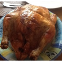 The perfectly cooked chook