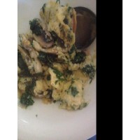 Spinach, Mushroom, Parmesan & Cracked Pepper Omlette