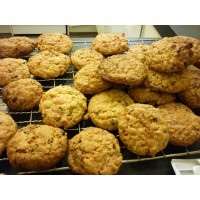 Coconut, Apricot and Choc Chip Biscuits