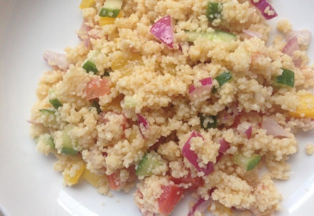 Couscous salad. with Hummus
