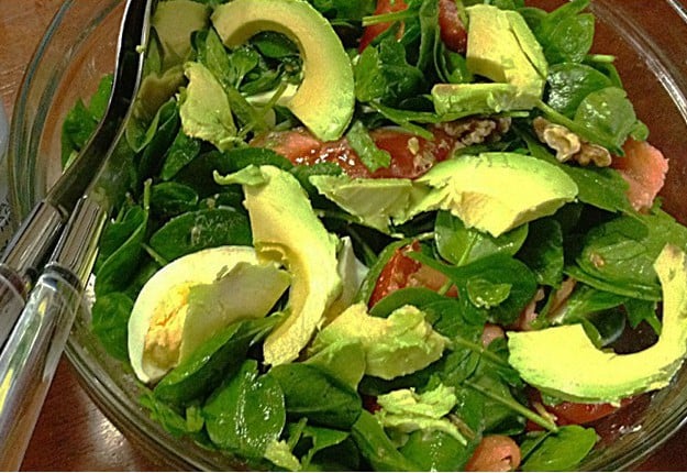 Smoked Salmon Avocado Salad