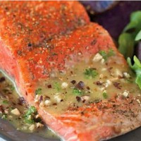Salmon + Hazelnut Dressing