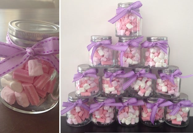 Party lollies in jars