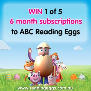 WIN 1 of 5 ABC Reading Eggs 6 month subscriptions