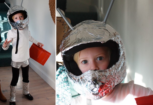 DIY spaceman costume