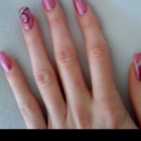 Simple nail art design