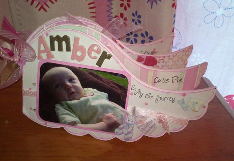 Cute little baby scrap book