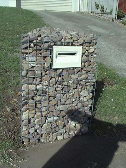 Stone letter box