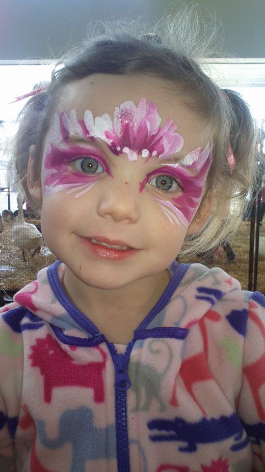 Cute fairy face paint