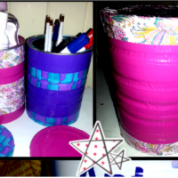 Recycled formula tins