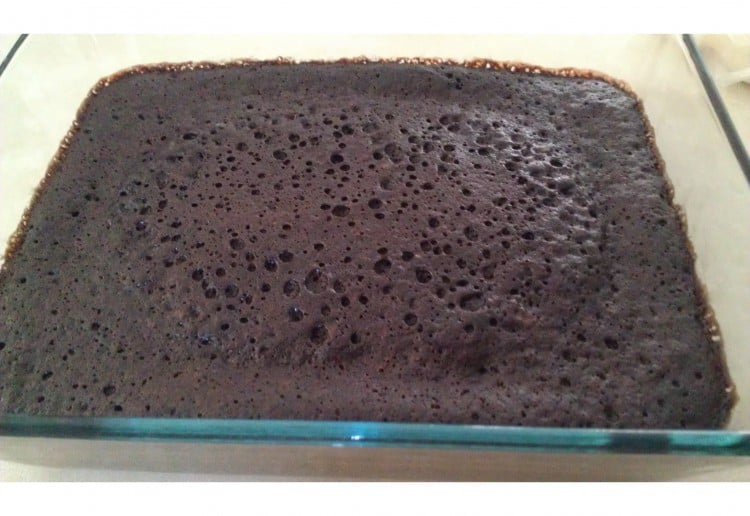 Chocolate cake in 6 minutes
