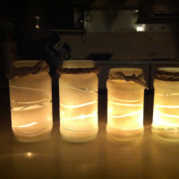 Recycled Jar Candle Votives