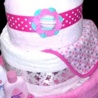 Three Tiered Nappy Cake