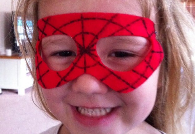Spiderman Felt Mask