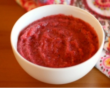 Cranberry anti-aging face mask