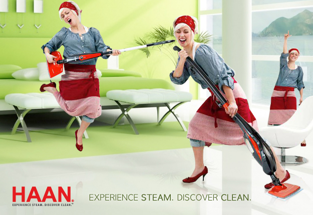 WIN 1 OF 3 HAAN Steam Mops OR 1 OF 5 HAAN Cleaning Mop Slippers!
